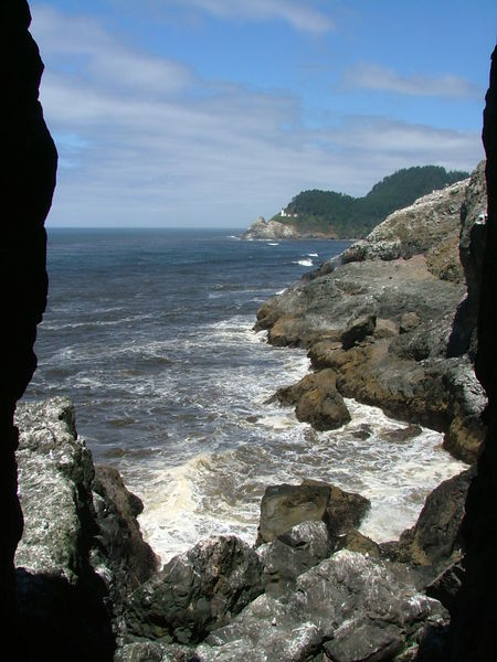 The View from Inside the cave