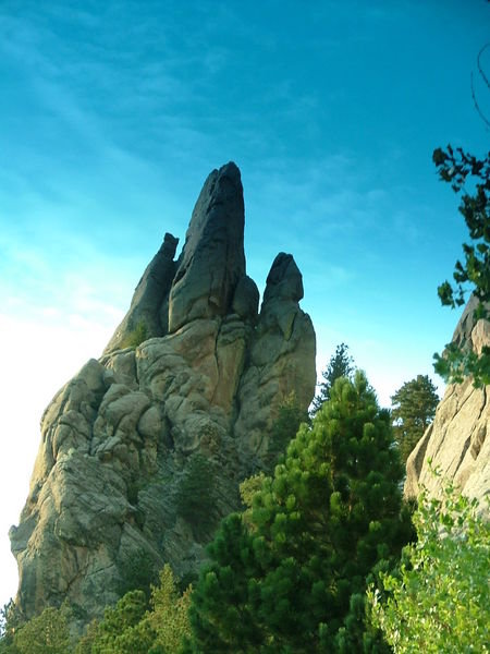 The granite spires