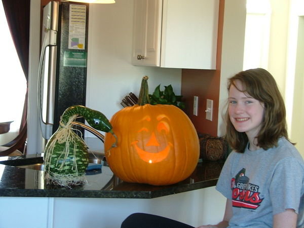 The Pumpkin Carver and her excellent work!
