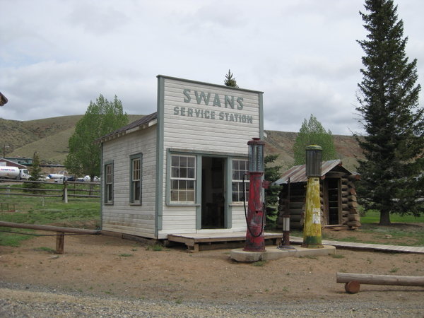 The old gas station