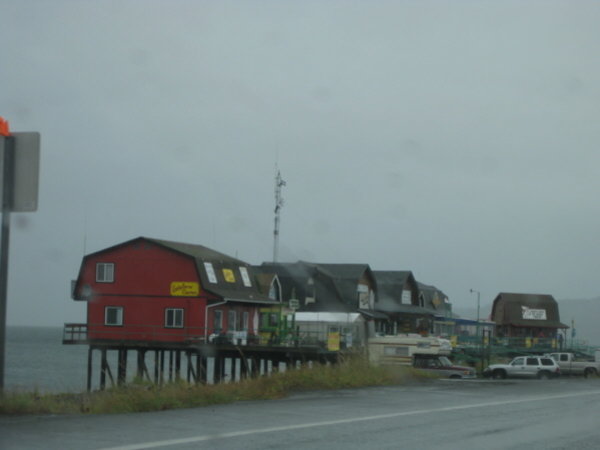 Buildings on the Homer Spit