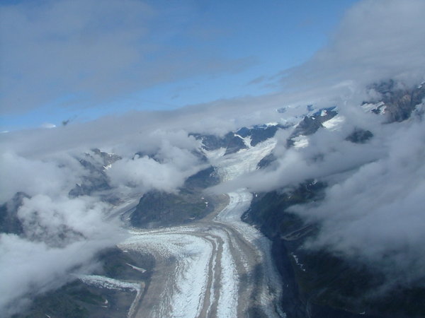 Two Glaciers Meeting