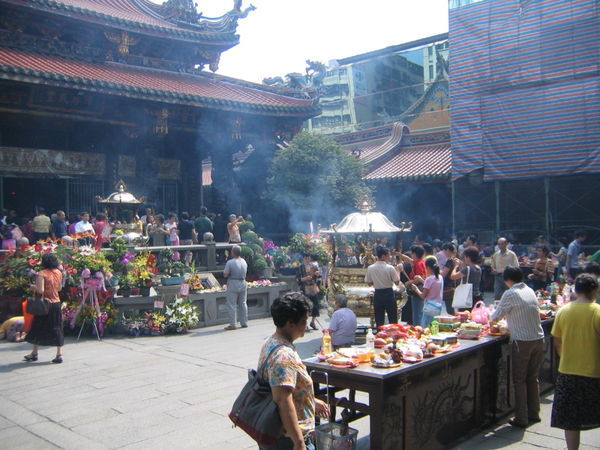Offerings Inside the Temple