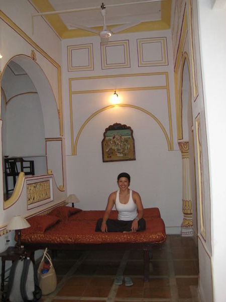 Room in now hotel of Roopangarth Palace