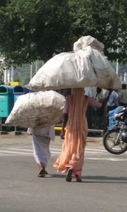 Carrying a heavy load