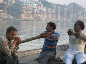 Boat ride on Ganges