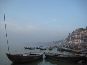 Boats on the Ganges