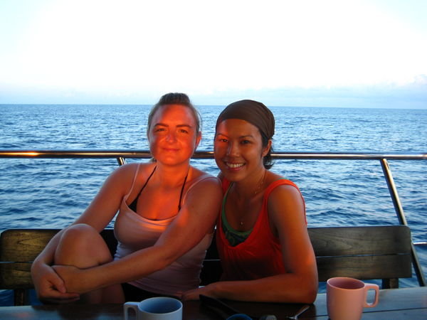 With diving buddy-Similan Islands