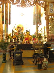 Inside Budhhist temple