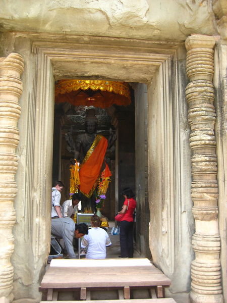 inside a buddhist wat