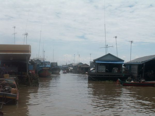 The floating village of Kompong Luong