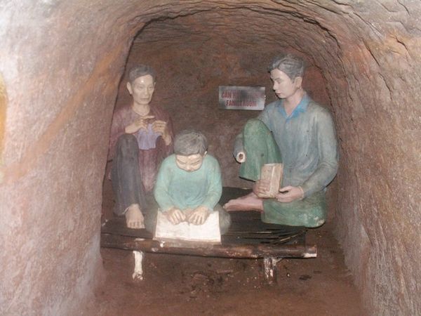 Inside the Vinh Moc tunnels
