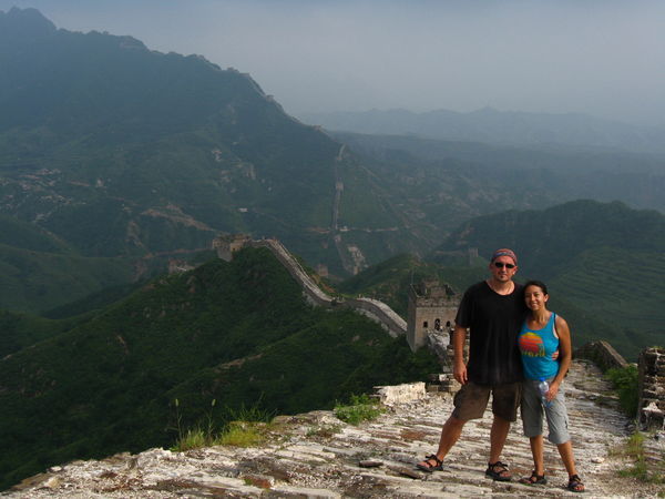 Pachi and I on the Great Wall
