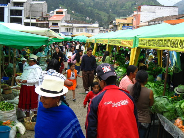 In the midst of Gualeceo's Sunday market