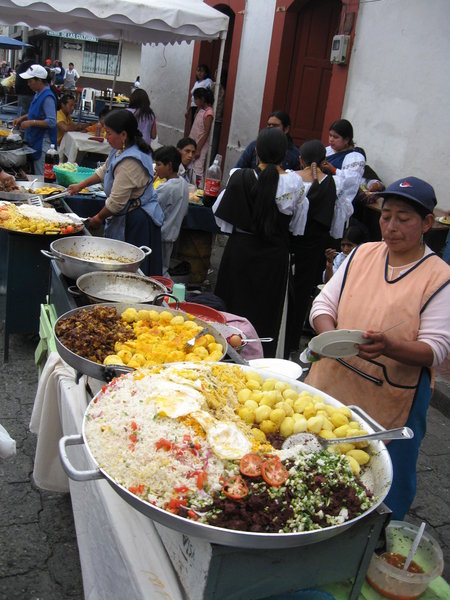Street food in Cotacachi