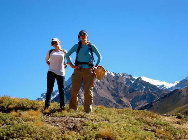 Rene and friend at Aconcagua