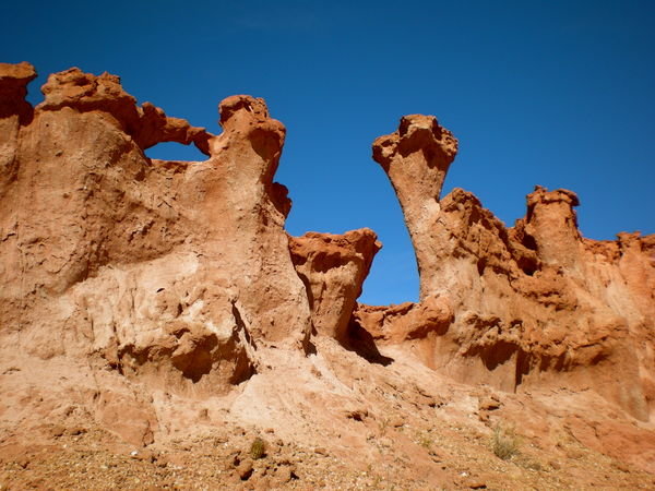 Odd Rock Formations Outside Of Cafayate