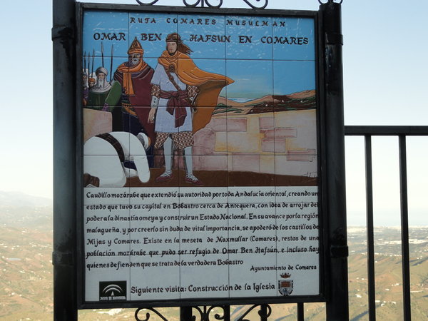 Historic Plaque in Comares