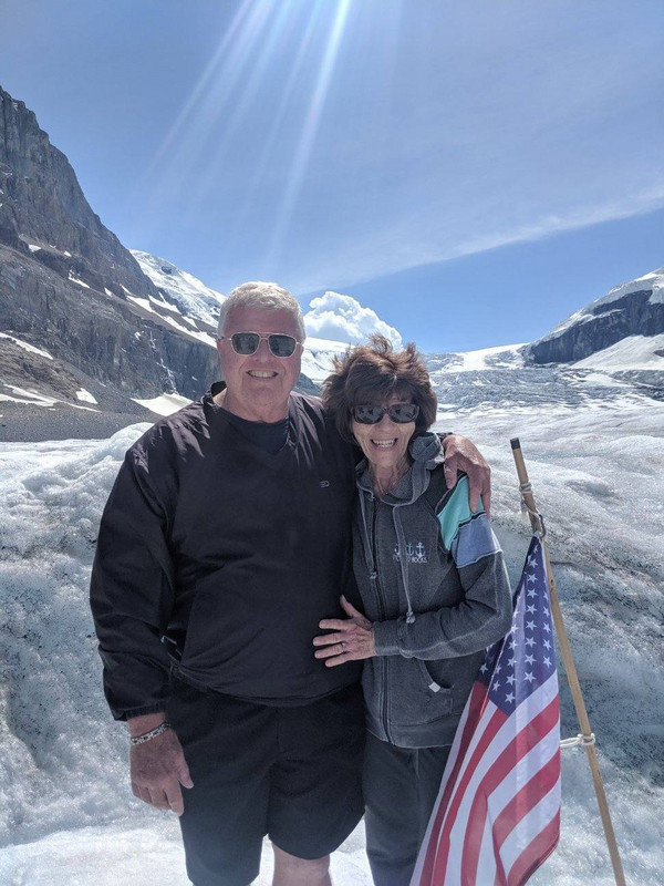 Bob & Jan On The Glacier