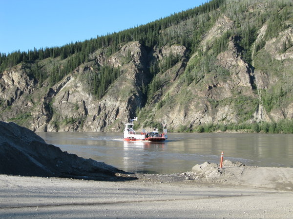 Yukon River Ferry-Dawson