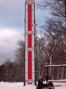 snow depth gauge