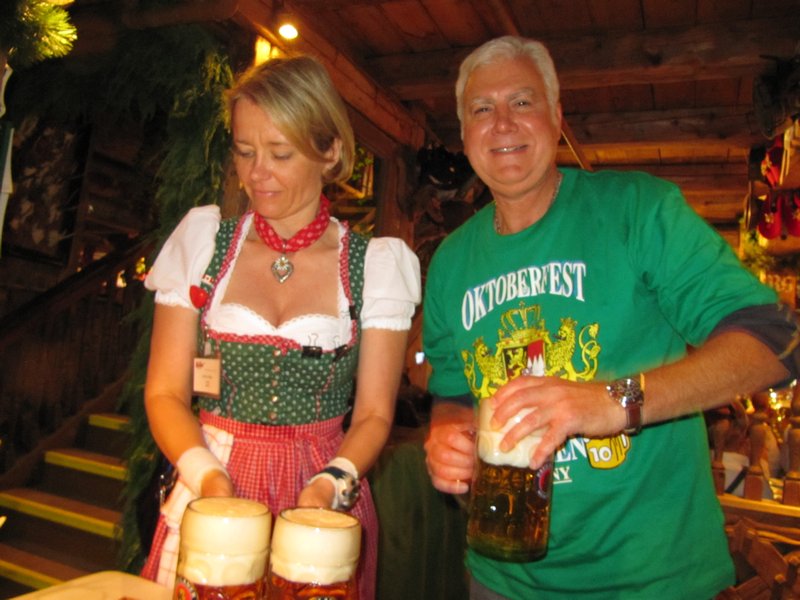 Checking Out How She Fills The Dirndl Blouse