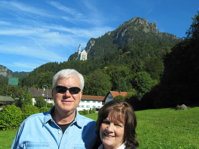 With Neuschwanstein in Background