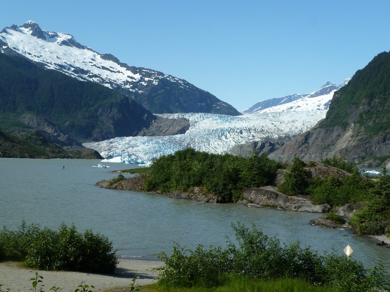 Mendenhall Glacier Near Juneau