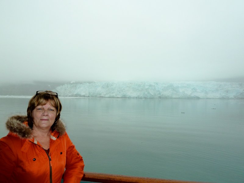 Marilyn at Margerie Glacier