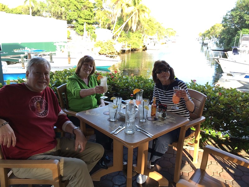 Lunch at the Buzzard's Roost, Key Largo