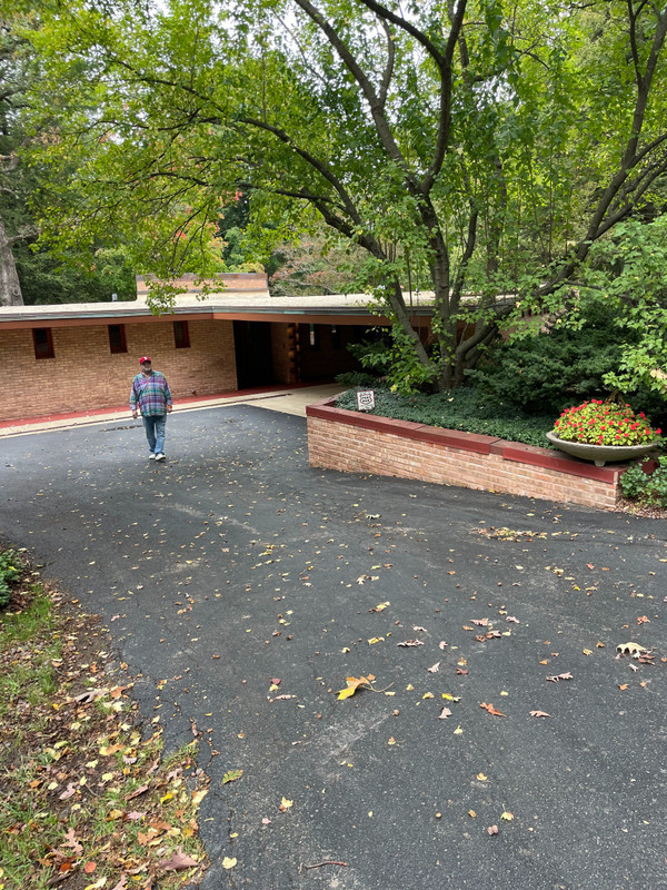 The Laurent House designed by Frank Lloyd Wright