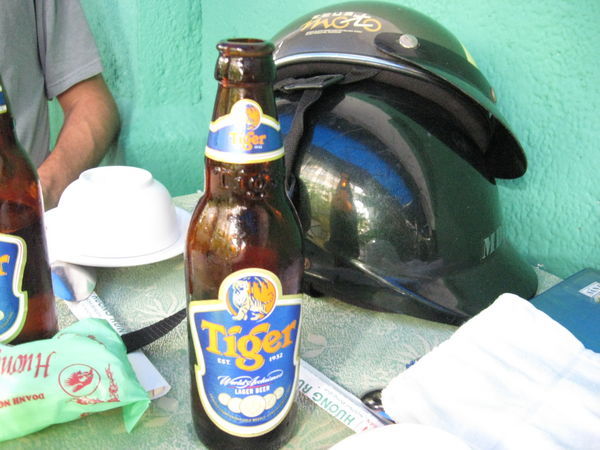tiger beer and moto bike helmets