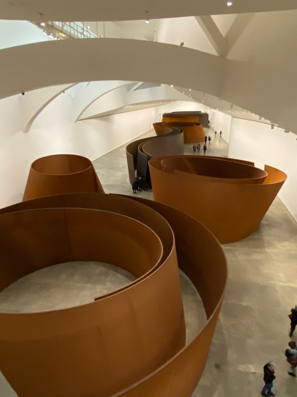 La Materia del tiempo exhibition, Richard Serra