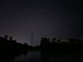 Magical night sky while watching fireflies