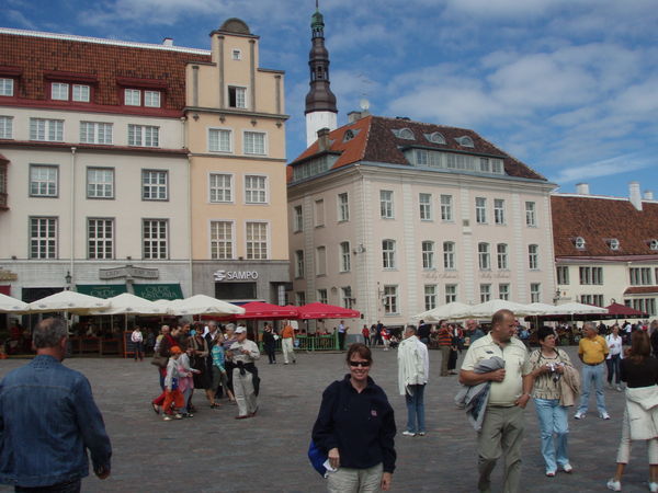 Main square in Talinn Estonia