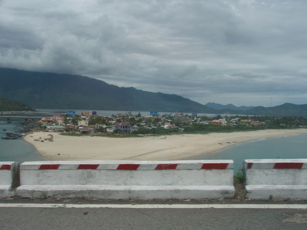 town on Vietnamese coast 
