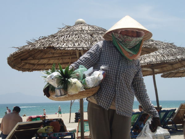 Vendor on the Beach