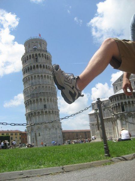 Kicking the tower