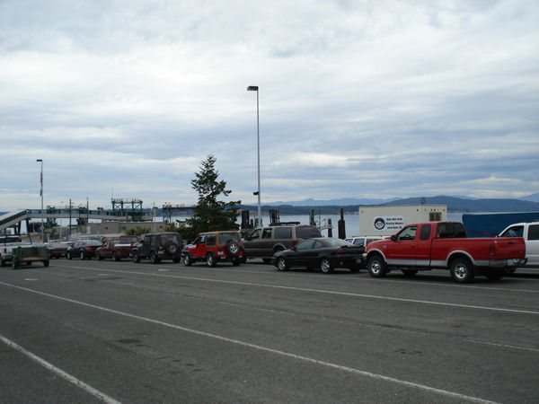 Anacortes, In Line for the Ferry