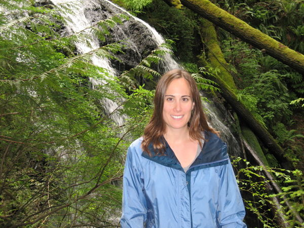 Rachel at Cascade Falls