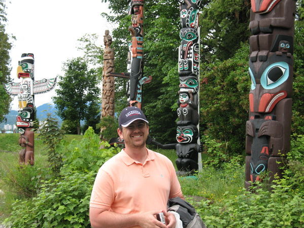 Michael and Totem Poles
