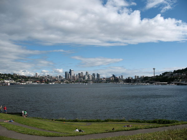 View of Seattle from Gasworks Park