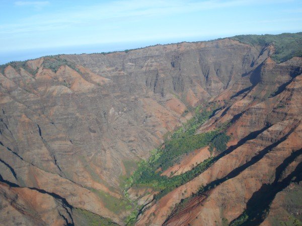 Canyon with Razorback Ridges
