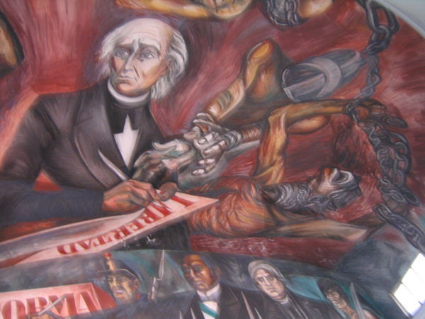 Jose Clemente Orozco´s famous mural en la Palacio de Gobierno