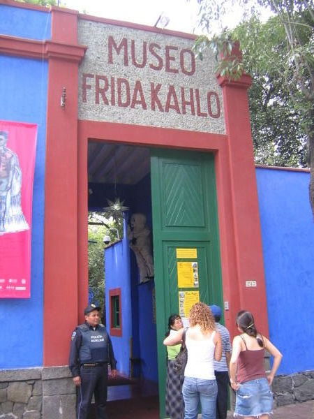 Frida Kahlo and Diego Rivera´s House Which is Now a Museum