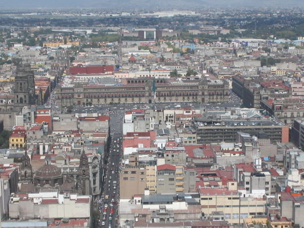 Aerial View of the Zocalo