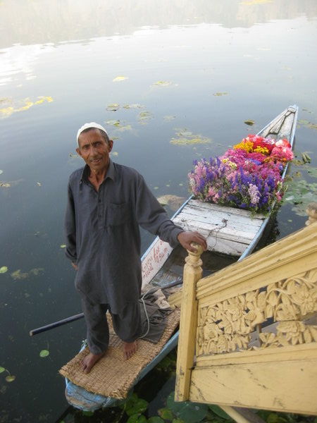 Kashmiri Flower salesman