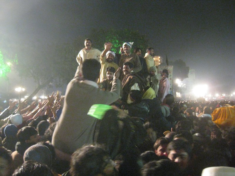 On the Streets During Sufi Festival- Craziness