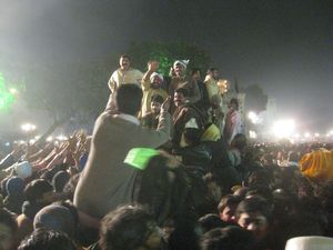 On the Streets During Sufi Festival- Craziness