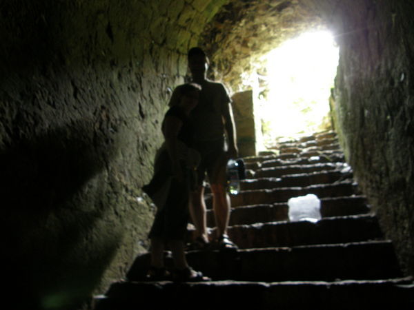 Secret tunnels under the castle